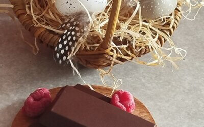 Barre choco-framboise en 3 ingrédients