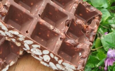 Gaufre riz soufflé chocolat