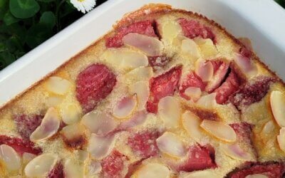 Clafoutis fraises sans gluten