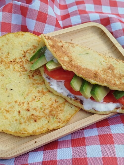 Wrap de courgette