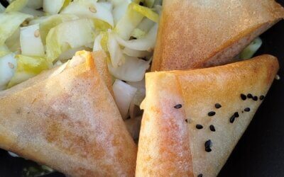 Samossa patate douce feta