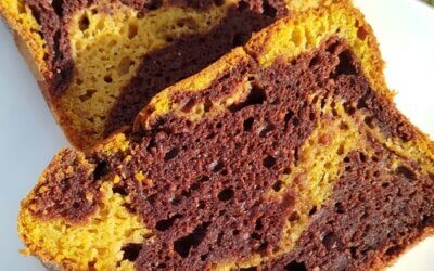 Cake marbré chocolat butternut