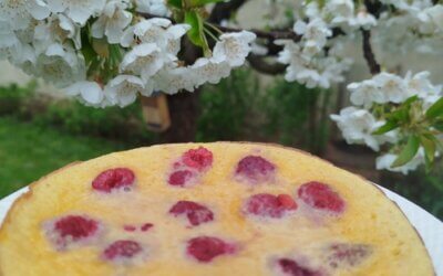 Frittata amande framboise