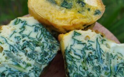 Frittata épinards feta